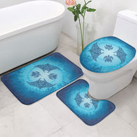 Hawaii Quilt Inspired Collection Aloha Sea Bathroom Set Manta Ray and Turtles