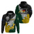 Personalised New Zealand Vs South Africa Rugby Hoodie Rivals - Tribal Style LT7 - Polynesian Pride