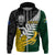 Personalised New Zealand Vs South Africa Rugby Hoodie Rivals - Tribal Style LT7 - Polynesian Pride