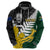 Personalised New Zealand Vs South Africa Rugby Hoodie Rivals - Tribal Style LT7 - Polynesian Pride