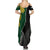 Personalised New Zealand Vs South Africa Rugby Summer Maxi Dress Rivals Dynamics LT7 - Polynesian Pride