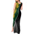 Personalised New Zealand Vs South Africa Rugby Tank Maxi Dress Rivals Dynamics LT7 - Polynesian Pride