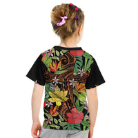 Mahalo Hawaii Ho'oponopono Pule Kid T Shirt Polynesian Pattern Cross LT7 - Polynesian Pride