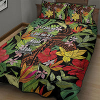 Mahalo Hawaii Ho'oponopono Pule Quilt Bed Set Polynesian Pattern Cross LT7 - Polynesian Pride