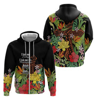 Mahalo Hawaii Ho'oponopono Pule Zip Hoodie Polynesian Pattern Cross LT7 - Polynesian Pride