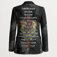 Hawaii Ka Pule a ka Haku Memorial Blazer Flower Lei Cross - Black LT7 - Polynesian Pride