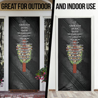 Hawaii Ka Pule a ka Haku Memorial Door Cover Flower Lei Cross - Black LT7 - Polynesian Pride
