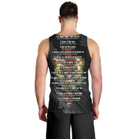 Hawaii Ka Pule a ka Haku Memorial Men Tank Top Flower Lei Cross - Black LT7 - Polynesian Pride