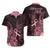 Polynesian Hawaiian Shirt Breast Cancer RIbbon Butterfly Mix Plumeria Curves Pink LT7 - Polynesian Pride