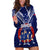 Personalised Samoa Rugby Hoodie Dress World Cup 2023 Siamupini Siva Tau LT7 Blue - Polynesian Pride