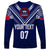 Personalised Samoa Rugby Long Sleeve Shirt World Cup 2023 Siamupini Siva Tau LT7 - Polynesian Pride