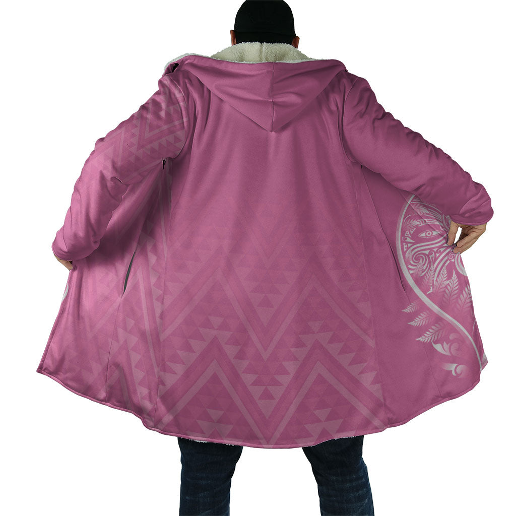 New Zealand Ta Moko Silver Fern Pink Cloak Taniko Taniwha Motifs