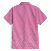 New Zealand Ta Moko Silver Fern Pink Hawaiian Shirt Taniko Taniwha Motifs