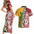 Mate Ma'a Tonga Vs Australia Rugby Personalized Couples Matching Short Sleeve Bodycon Dress and Hawaiian Shirt Special Mascots