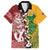 Mate Ma'a Tonga Vs Australia Rugby Personalized Family Matching Off Shoulder Short Dress and Hawaiian Shirt Special Mascots