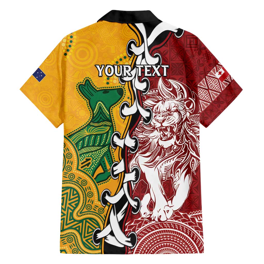 Mate Ma'a Tonga Vs Australia Rugby Personalized Family Matching Off Shoulder Short Dress and Hawaiian Shirt Special Mascots