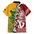 Mate Ma'a Tonga Vs Australia Rugby Personalized Family Matching Off Shoulder Short Dress and Hawaiian Shirt Special Mascots