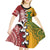 Mate Ma'a Tonga Vs Australia Rugby Personalized Kid Short Sleeve Dress Special Mascots
