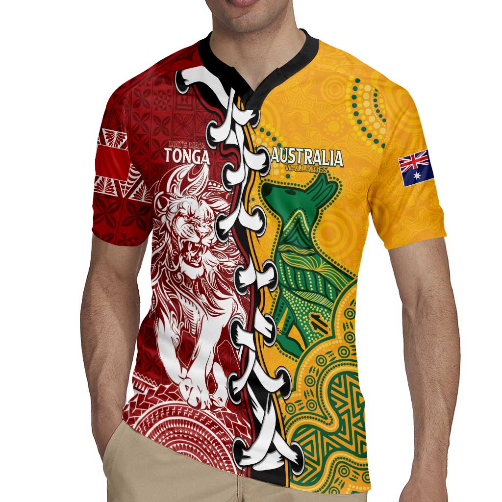 Mate Ma'a Tonga Vs Australia Rugby Personalized Rugby Jersey Special Mascots