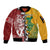 Mate Ma'a Tonga Vs Australia Rugby Personalized Sleeve Zip Bomber Jacket Special Mascots