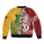 Mate Ma'a Tonga Vs Australia Rugby Personalized Sleeve Zip Bomber Jacket Special Mascots