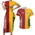 Australia - Tonga Rugby Custom Couples Matching Short Sleeve Bodycon Dress and Hawaiian Shirt Minimalist Dynamic