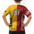 Australia - Tonga Rugby Custom Family Matching Puletasi and Hawaiian Shirt Minimalist Dynamic