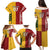Australia - Tonga Rugby Custom Family Matching Puletasi and Hawaiian Shirt Minimalist Dynamic