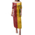 Australia - Tonga Rugby Custom Family Matching Puletasi and Hawaiian Shirt Minimalist Dynamic