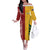 Australia - Tonga Rugby Custom Off The Shoulder Long Sleeve Dress Minimalist Dynamic