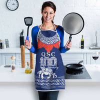 Queen Salote College 100 Years Anniversary Apron Tonga QSC Royal Blue - Polynesian Pride