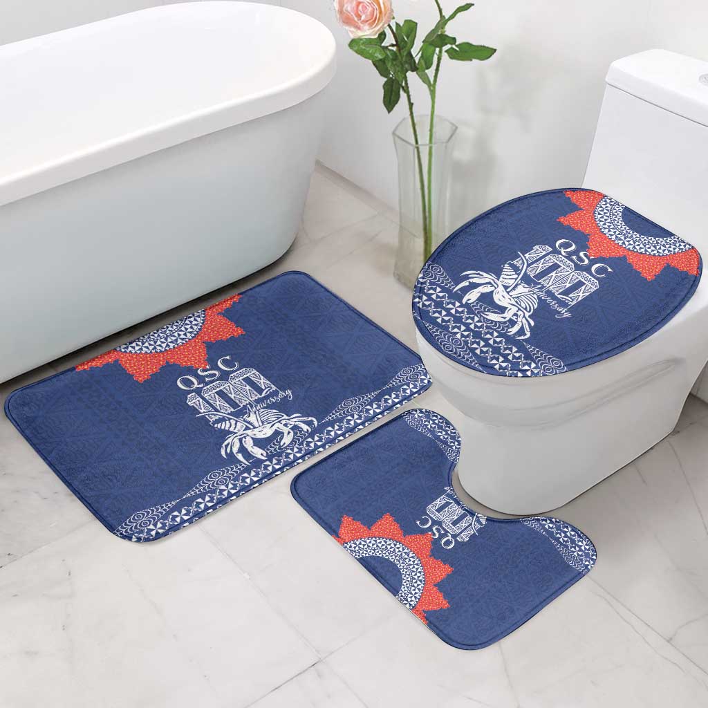 Queen Salote College 100 Years Anniversary Bathroom Set Tonga QSC Royal Blue - Polynesian Pride