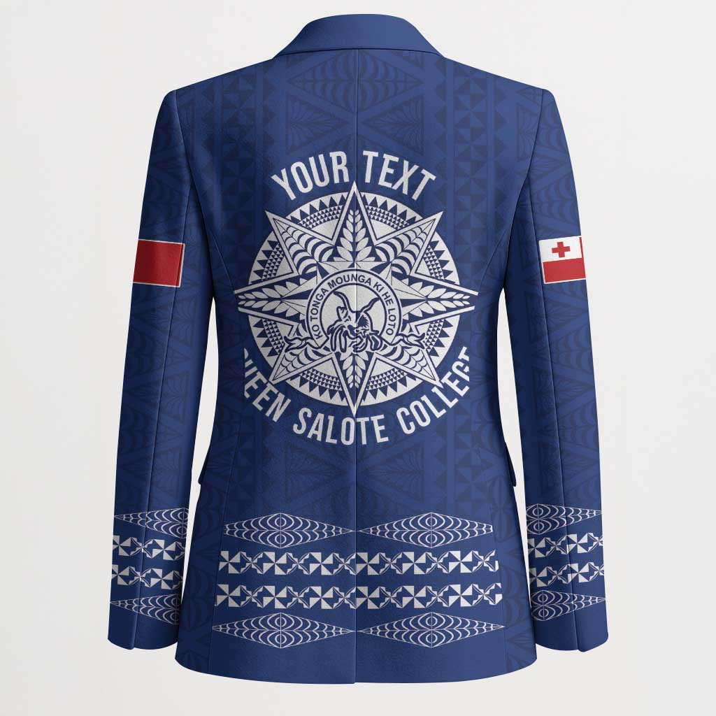 Queen Salote College 100 Years Anniversary Personalized Blazer Tonga QSC Royal Blue - Polynesian Pride