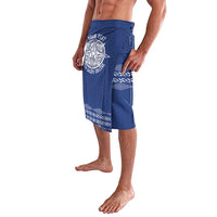 Queen Salote College 100 Years Anniversary Personalized Lavalava Tonga QSC Royal Blue - Polynesian Pride