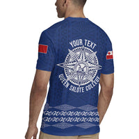 Queen Salote College 100 Years Anniversary Personalized Rugby Jersey Tonga QSC Royal Blue - Polynesian Pride