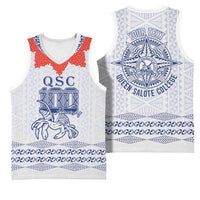 Queen Salote College 100 Years Anniversary Personalized Basketball Jersey Tonga QSC White - Polynesian Pride