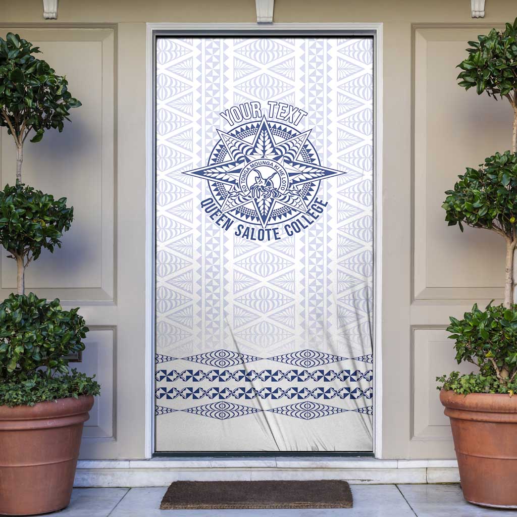 Queen Salote College 100 Years Anniversary Personalized Door Cover Tonga QSC White - Polynesian Pride