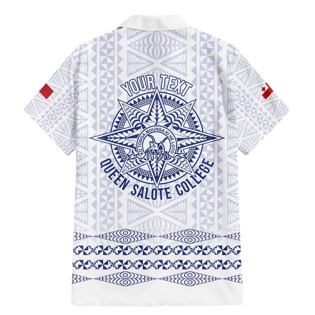 Queen Salote College 100 Years Anniversary Personalized Family Matching Mermaid Dress and Hawaiian Shirt Tonga QSC White - Polynesian Pride