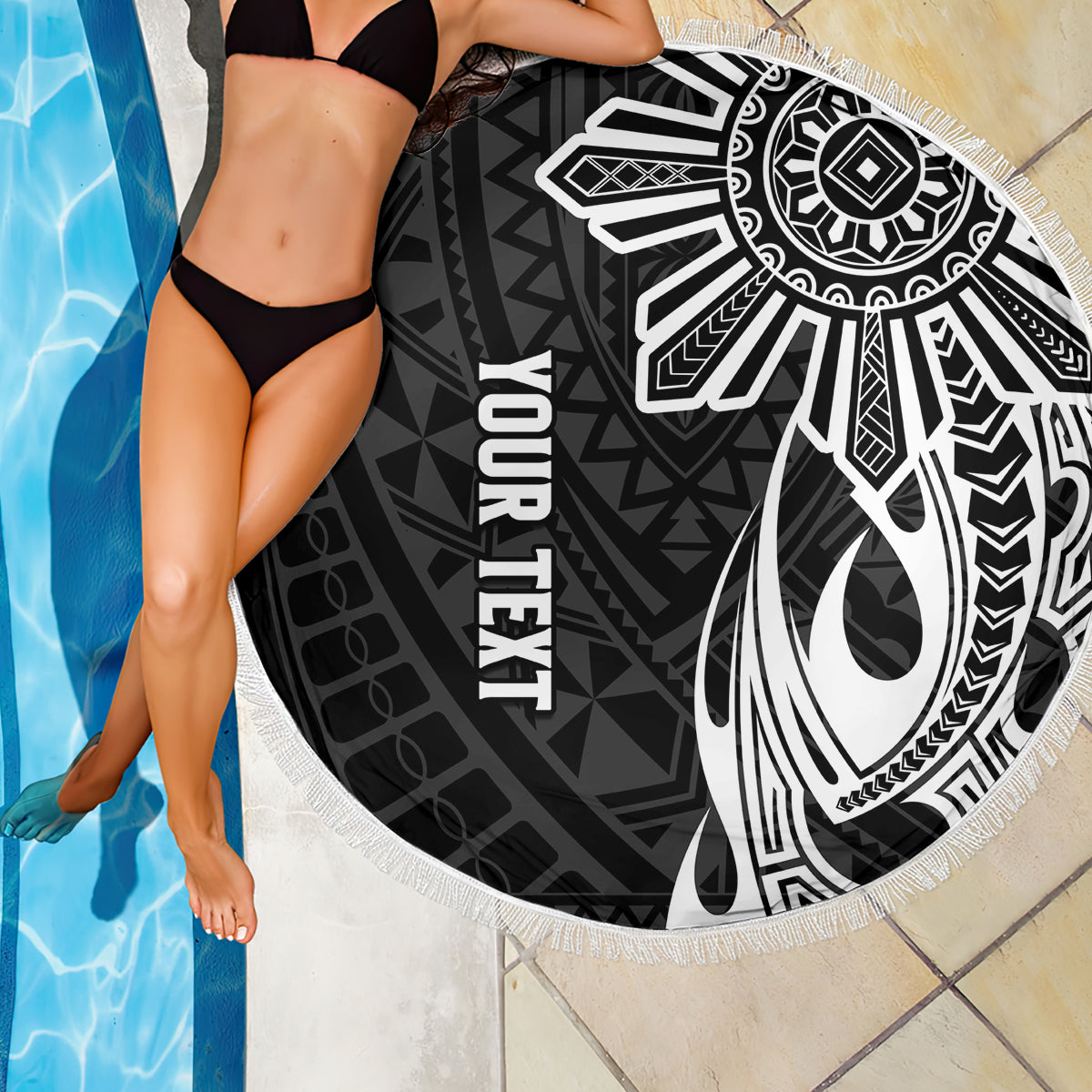 Personalised Philippines Beach Blanket Tribal Sun LT7 - Polynesian Pride