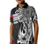 Personalised Philippines Kid Polo Shirt Tribal Sun LT7 Kid Black - Polynesian Pride