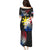 Personalised Philippines Tribal Family Matching Puletasi Dress and Hawaiian Shirt Mix Plumeria - Flag Colors LT7 - Polynesian Pride