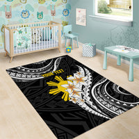 Personalised Philippines Tribal Area Rug Mix Plumeria LT7 - Polynesian Pride