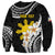 Personalised Philippines Tribal Sweatshirt Mix Plumeria LT7 - Polynesian Pride