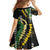 Hawaii Aloha Kakau Family Matching Mermaid Dress and Hawaiian Shirt Puakenikeni and Maile Lei Twist