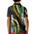 Hawaii Aloha Kakau Kid Polo Shirt Puakenikeni and Maile Lei Twist