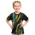 Hawaii Aloha Kakau Kid T Shirt Puakenikeni and Maile Lei Twist