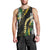 Hawaii Aloha Kakau Men Tank Top Puakenikeni and Maile Lei Twist