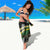 Hawaii Aloha Kakau Sarong Puakenikeni and Maile Lei Twist