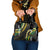 Hawaii Aloha Kakau Shoulder Handbag Puakenikeni and Maile Lei Twist