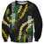 Hawaii Aloha Kakau Sweatshirt Puakenikeni and Maile Lei Twist